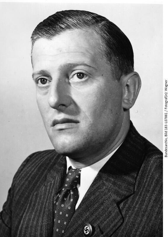 Otto Abetz, August 1940, Quelle: Bundesarchiv, Bild 183-L07881 / Fotograf: Wagner.